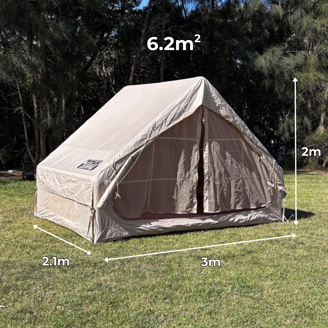 3 person inflatable tent Titan Air Tent (3-4 Person)- Inflatable Camping Tent