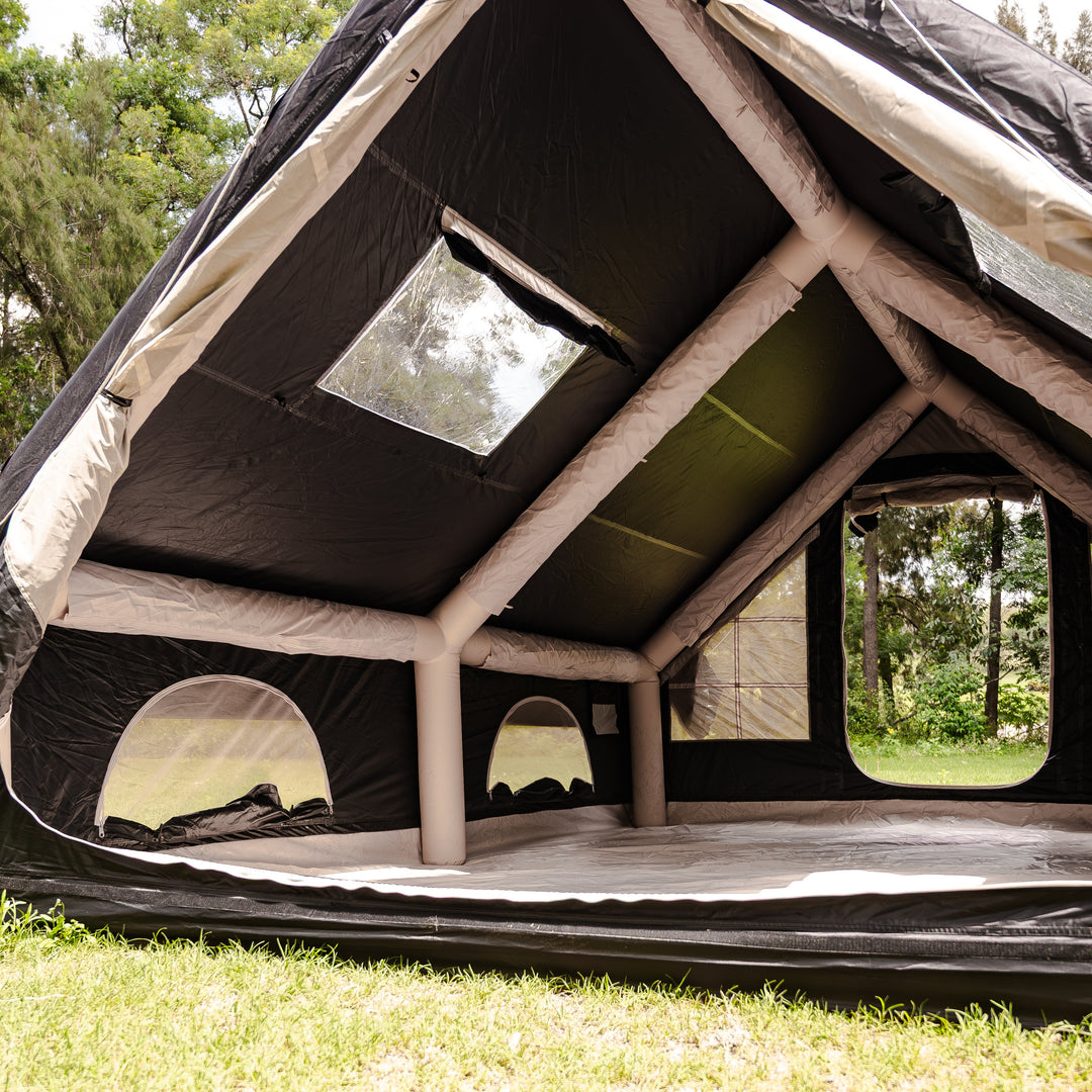 8 berth inflatable tent Titan Air Tent (6-8 Person) - Inflatable Camping Tent