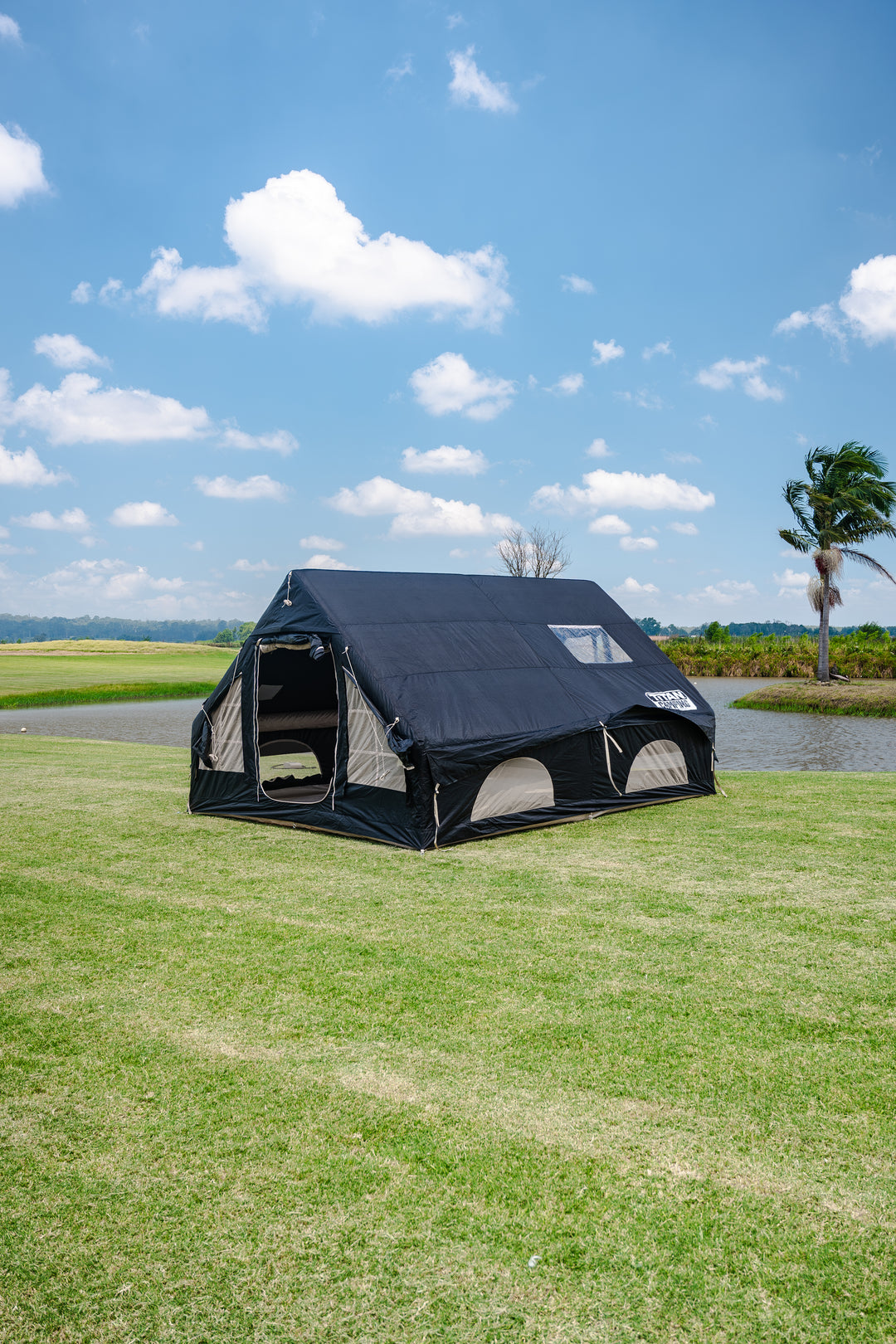 8 berth inflatable tent Titan Air Tent (6-8 Person) - Inflatable Camping Tent