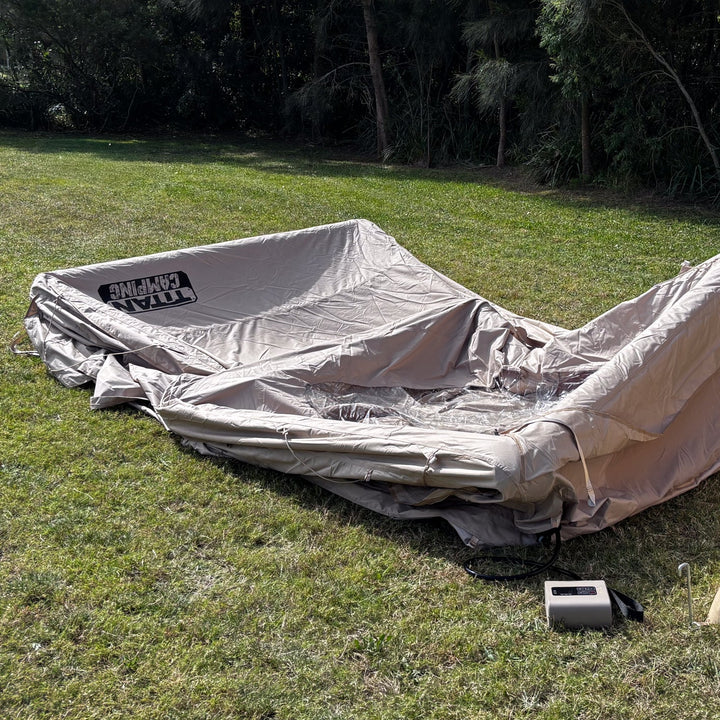 Titan Air Tent (3-4 Person)- Inflatable Camping Tent - BEIGE