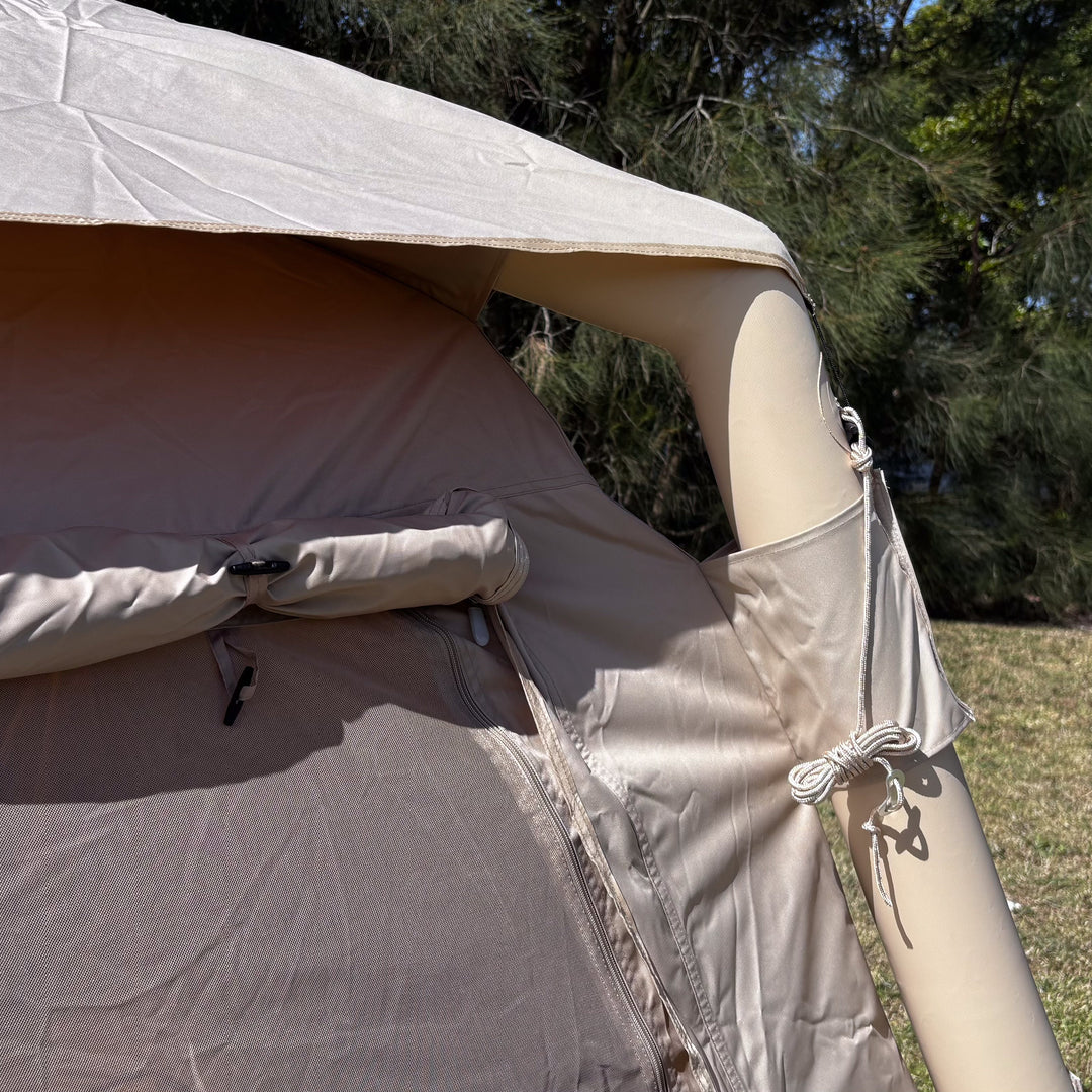 Titan Air Tent (1-2 Person)- Inflatable Camping Tent - BEIGE