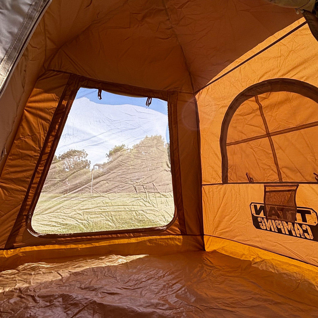 Titan Air Tent (1-2 Person)- Inflatable Camping Tent - BEIGE