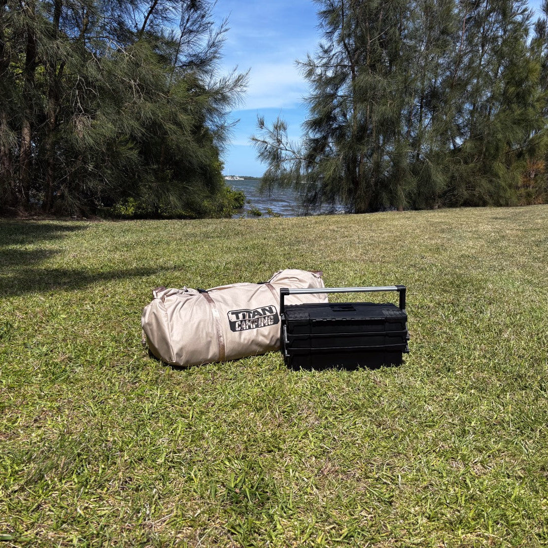 Titan Air Tent (1-2 Person)- Inflatable Camping Tent - BEIGE